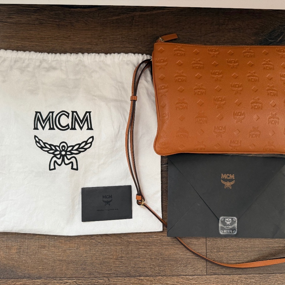 Used MCM Aren Crossbody Bag